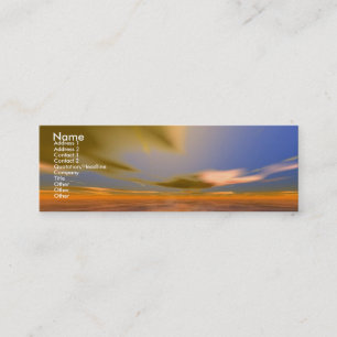 DAWNING DARK/Clouds of Dreamweaver Science Fiction Mini Visitekaartje