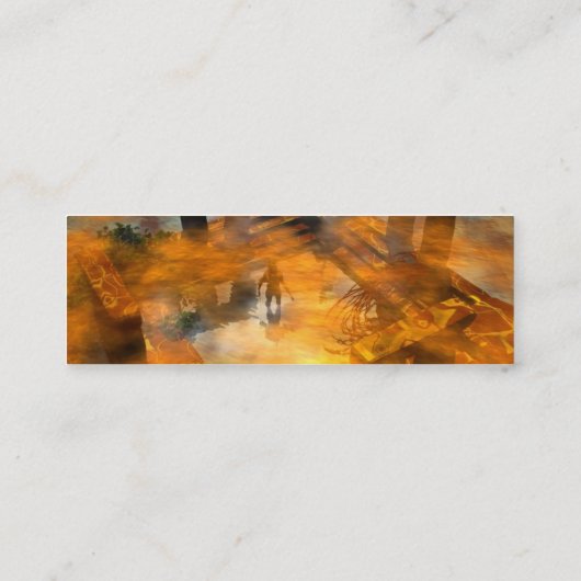 DAWNING DARK/Clouds of Dreamweaver Science Fiction Mini Visitekaartje (Achterkant)