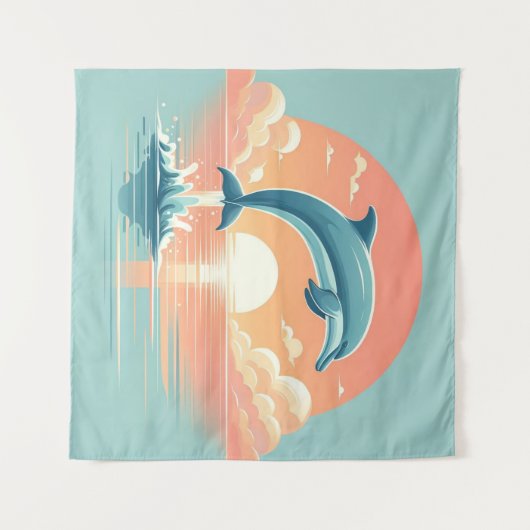 Dawn's Aquatic Ballet Wandkleed (Voorkant (horizontaal))