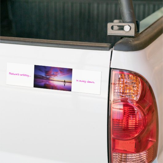 Dawn's artiest van de galerie bumpersticker (Op Truck)