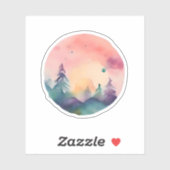 Dawn's Embrace: Alpine Awakening Sticker (Vel)