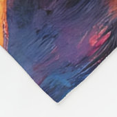 Dawn's Tranquil Embrace: Comal River Sunrise is he Fleece Deken (Hoek)