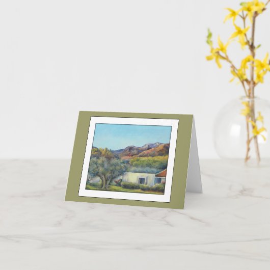 Dawn's Uitzicht Kaart (Gele Bloem)