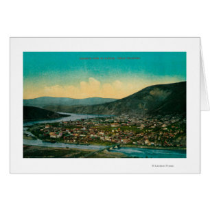 Dawson, Alaska Yukon Territory Town Uitzicht