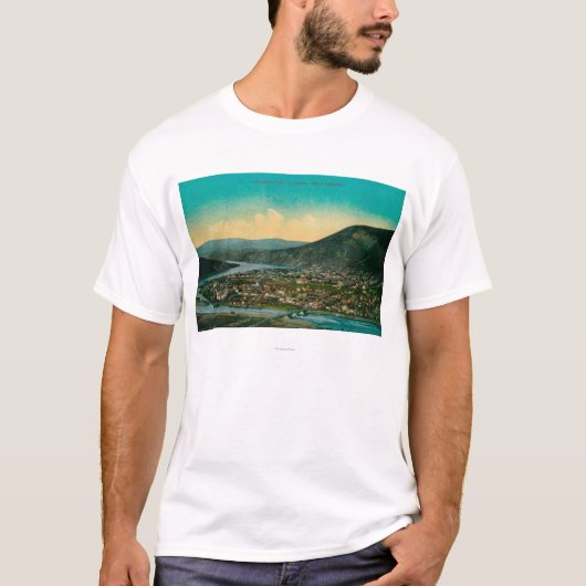 Dawson, Alaska Yukon Territory Town Uitzicht T-shirt (Voorkant)