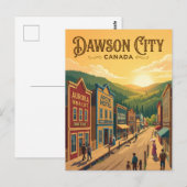 Dawson City Canada Briefkaart (Voorkant / Achterkant)