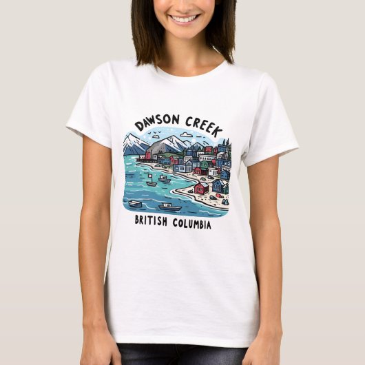 Dawson Creek BC Canada T-shirt (Voorkant)