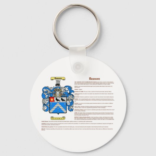 Dawson (Engels (betekenis)) Sleutelhanger (Voorkant)