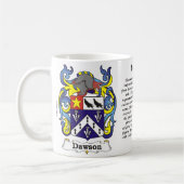Dawson Family Coat of Arm mok (Links)