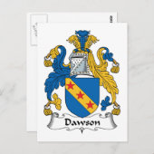 Dawson Family Crest Briefkaart (Voorkant / Achterkant)