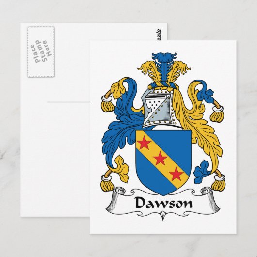 Dawson Family Crest Briefkaart (Voorkant / Achterkant)