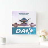 DAX DC-3 wandklok (Huis)
