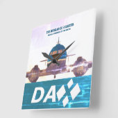 DAX DC-3 wandklok (Hoek)