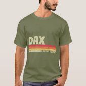 DAX Gift Name Personalized Funny Retro T-shirt (Voorkant)