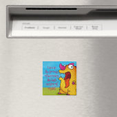 Dax het dino monster w / quote op magneet (Insitu (Vaatwasser))