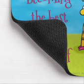 Dax the Dino Monster, met de mousepad. Muismat (Hoek)