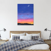 day2night Sunset Painting Canvas Afdruk (Insitu (Slaapkamer))