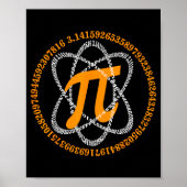 Day 3,14 Number Symbol Math Science Gift  Poster (Voorkant)