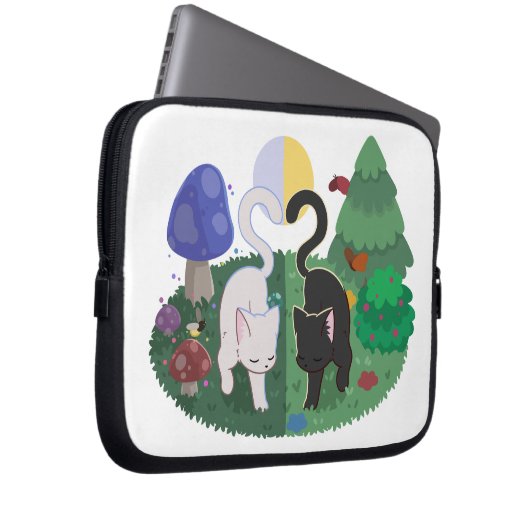 Day and Night Laptop Sleeve (Voorkant Rechts)