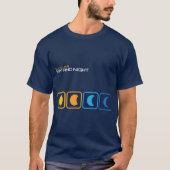 Day and Night retro T-shirt (Voorkant)
