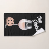 Day Dinkers Pickleball Team Name Wine Pinot Roos Handdoek (Handdoek)