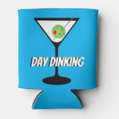 Day Dinking Martini Glass met Pickleball Olive Blikjeskoeler (Voorkant)