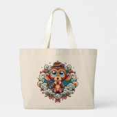 Day Dreaming Monkey No. 2 - Tote Bag (Achterkant)