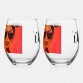Day Drink Stemless Wine Glasses beroemd gemaakt do Wijnglas Zonder Voet (Links)
