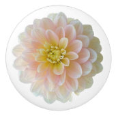 Day Dromer Waterlily Dahlia Keramische Knop (Voorkant)