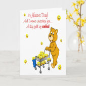 Day Full Of Smiles Nurses Day Greeting Card Kaart (Gele Bloem)
