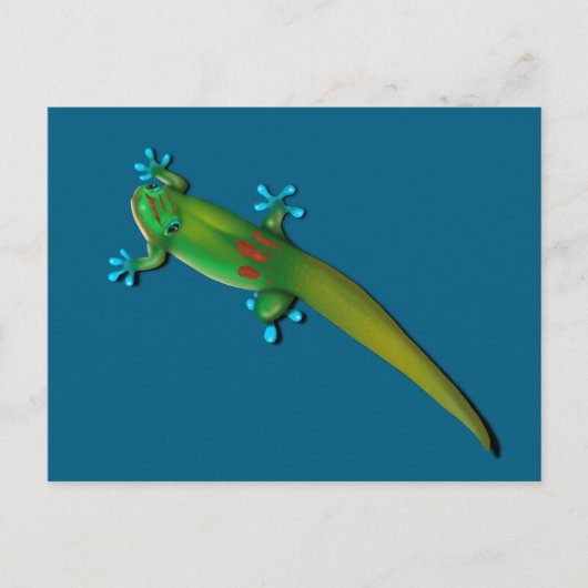Day Gecko Briefkaart (Voorkant)
