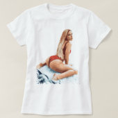 Day Gift Mannen Funny Abella Danger Poster Mia Kha T-shirt (Design voorkant)