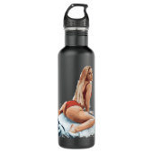 Day Gift Mannen Funny Abella Danger Poster Mia Kha Waterfles (Voorkant)