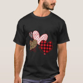 Day He Love Leopard Plaid T-shirt (Voorkant)