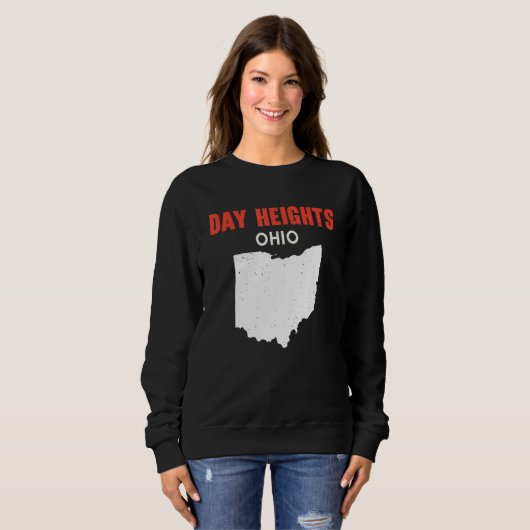 Day Heights Ohio USA State America Travel Ohioan Trui (Voorkant volledig)