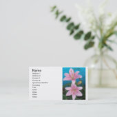 Day Lilly Visitekaartje (Staand voorkant)