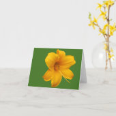 Day Lily Note Kaart (Gele Bloem)