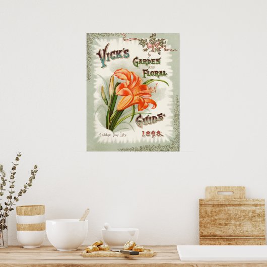 Day Lily Seed Packet Print (Keuken)