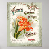 Day Lily Seed Packet  Print (Voorkant)