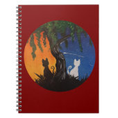 Day/Night Cats Notitieboek (Voorkant)