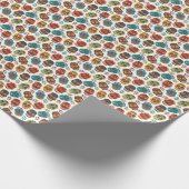 Day of Dead, naadloos patroon. Cadeaupapier (Hoek)