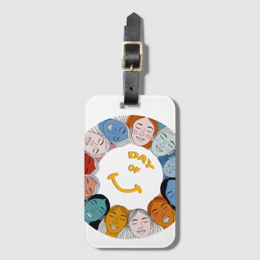 Day of Happiness  Bagagelabel (Voorkant (verticaal))