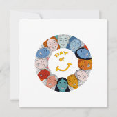 Day of Happiness  Feestdagenkaart (Voorkant)