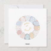 Day of Happiness  Feestdagenkaart (Achterkant)