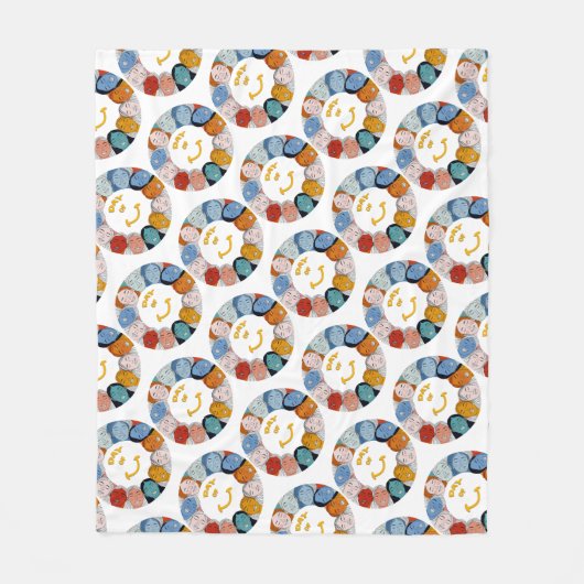 Day of Happiness  Fleece Deken (Voorkant)