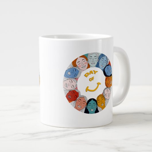 Day of Happiness  Grote Koffiekop (Voorkant rechts)