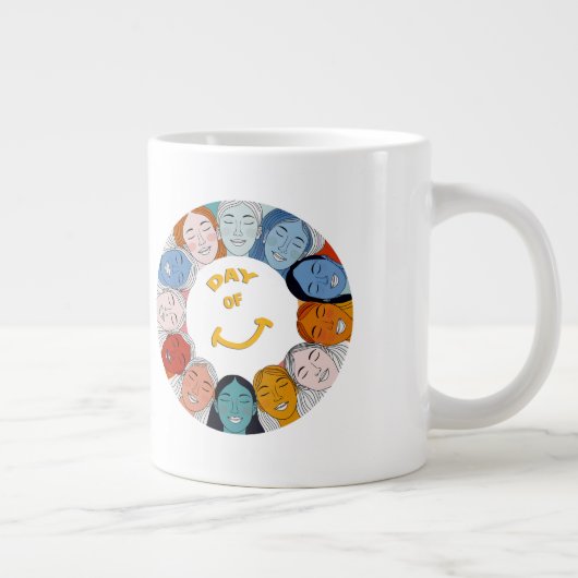 Day of Happiness  Grote Koffiekop (Rechts)