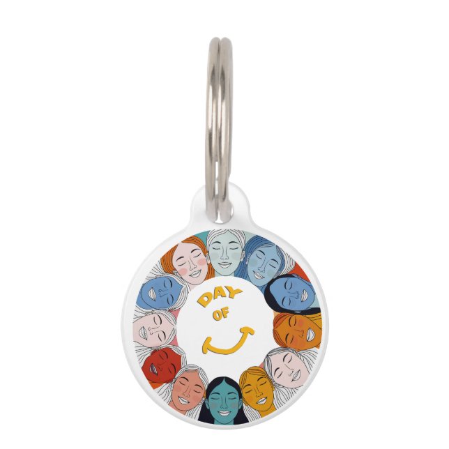 Day of Happiness  Huisdierpenning (Voorkant)