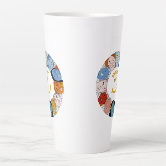 Day of Happiness  Latte Mok (Voorkant)