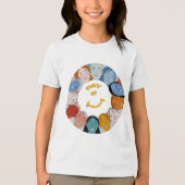 Day of Happiness  Tri-Blend Shirt (Voorkant)